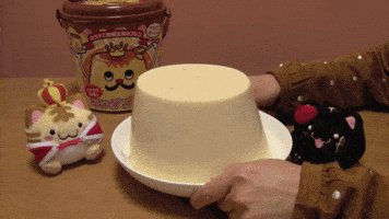 Jiggle Flan GIF by MOODMAN