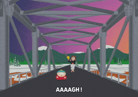 eric cartman fear GIF by South Park 