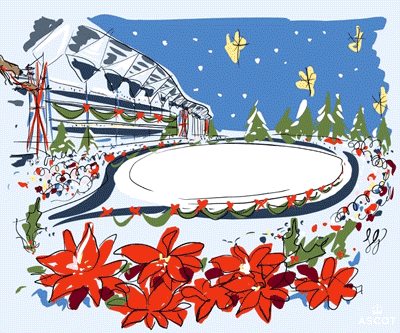 Flying Christmas Eve GIF by Ascot Racecourse