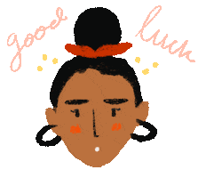 Red Ribbon Smile Sticker by Doodleganger