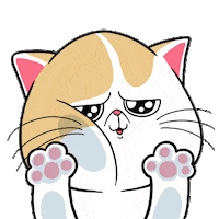 Cat Want Sticker by Kcomics