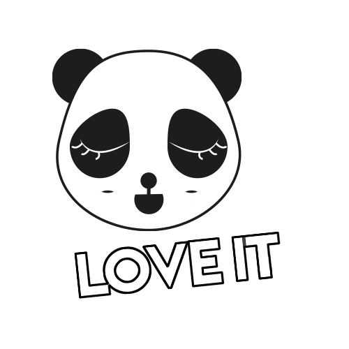 In Love Panda Sticker