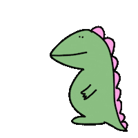 T-Rex Dinosaur Sticker by てんりちゃん