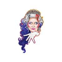 British Queen Sticker