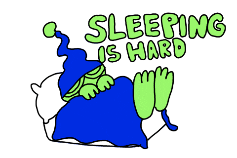 sleep sleeping Sticker by Studios Stickers