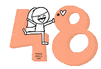 Happy Birthday Sticker by Minka Comics