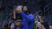 deandre jordan warmups GIF by NBA