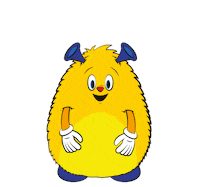 Happy Monster Sticker by Editions Jocatop