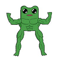 Gym Get Swole Sticker by fwogs