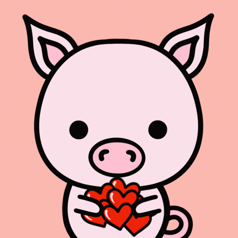 Pig Love GIF by Critters Quest