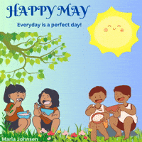 Happy May GIF by Maria Johnsen