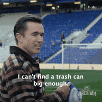 Throw Away Rob Mcelhenney GIF by Welcome to Wrexham