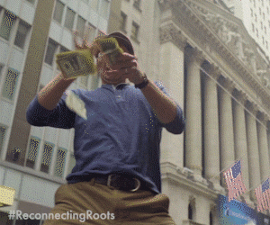 Make It Rain Money GIF by Reconnecting Roots