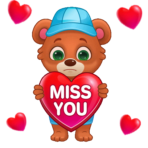 Missing Miss You Sticker by Lucas and Friends by RV AppStudios