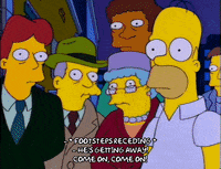 staring homer simpson GIF