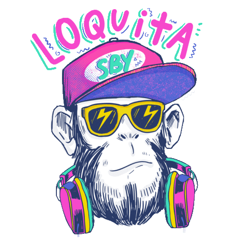 massivo records loquita Sticker by Carbon Fiber Music