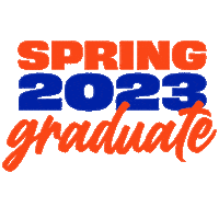 Orange Spring Sticker by UF J-School