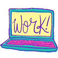 Work Working Sticker by jecamartinez