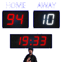 10 Away Sticker
