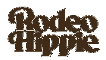 RodeoHippieBrand clothing rodeo hippy honky tonk Sticker