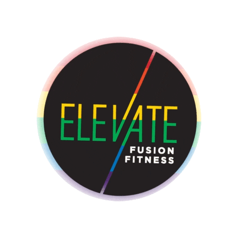 elevatefusionfitness workout bounce pittsburgh climb Sticker