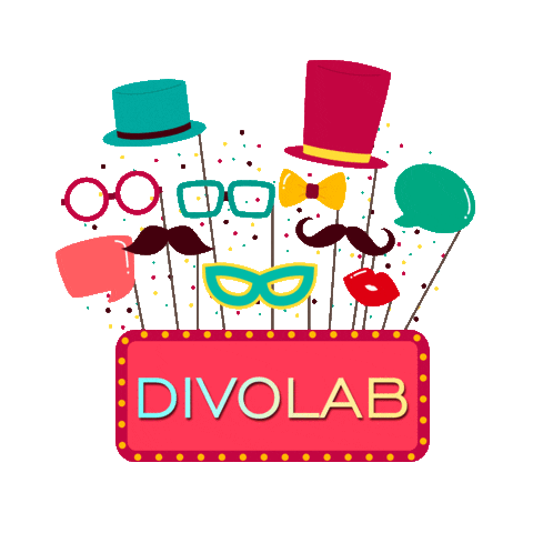 DIVOLAB giphyupload photobooth props divolab Sticker