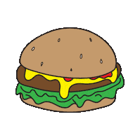health burger Sticker by ambsn