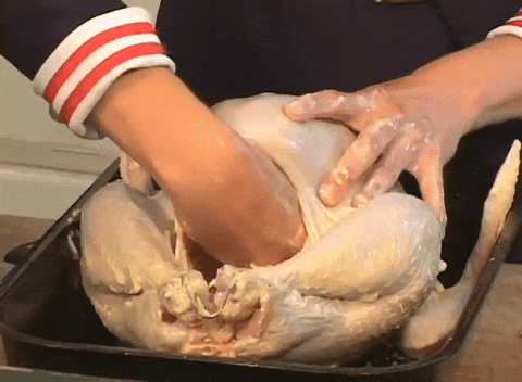Turkey Cooking GIF by Angela Shelton