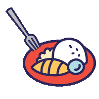 Delivery Toast Sticker by Our Hawker Culture