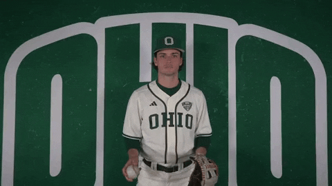 Baseball College GIF by Ohio Bobcats