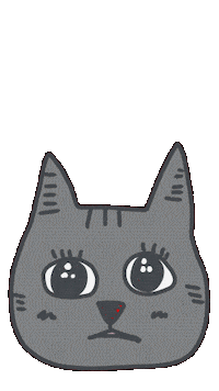 Cat Bird Sticker by Illustrator.aki