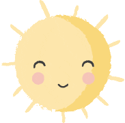 Happy Sun Sticker by Tante Kaartje