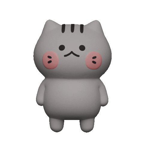 Cat Greeting Sticker