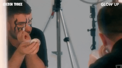 Glow Up Make-Up GIF by BBC Three