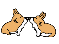 Heart Couple Sticker by Nicole Pavlov