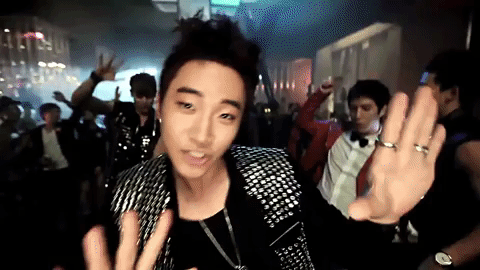 giphydvr kpop k-pop k pop hands up GIF
