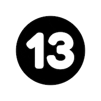 Number Blanco Sticker