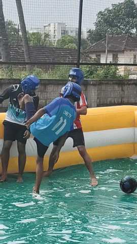 akshayour football giphycreatortest falling akshay GIF