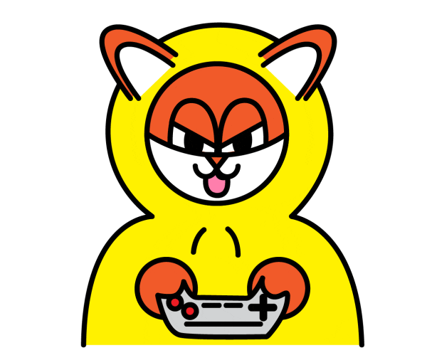 Happy Video Game Sticker by Poncho