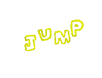 Jump Korean Sticker
