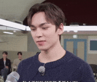 Seventeen Vernon Mic GIF