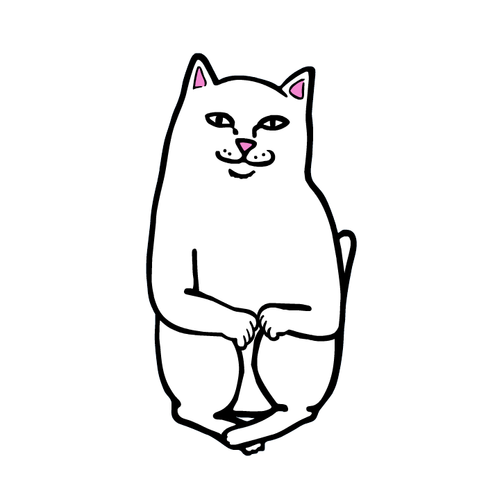 RIPNDIP_CAT giphyupload alien skate skaters Sticker