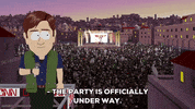 happy party GIF by South Park 