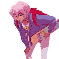 Look Skateboard Sticker by League of Legends