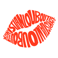 Love You Kiss Sticker by Christian Louboutin
