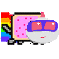 Metaboly cat nyan metabo health app Sticker