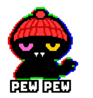 Black Cat Sticker by Weird Cats