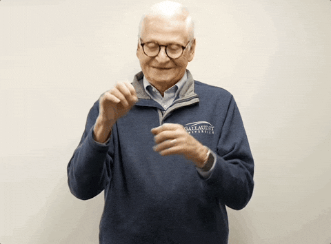 Asl Stay Here GIF