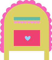 Mail Postcard Sticker by karenthaco