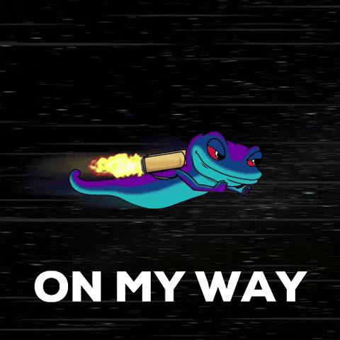 Coming On My Way GIF by snek